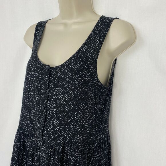 BP Nordstrom Dress Womens Small Black Polka Dot Pockets Short Mini Sleeveless - Picture 2 of 10